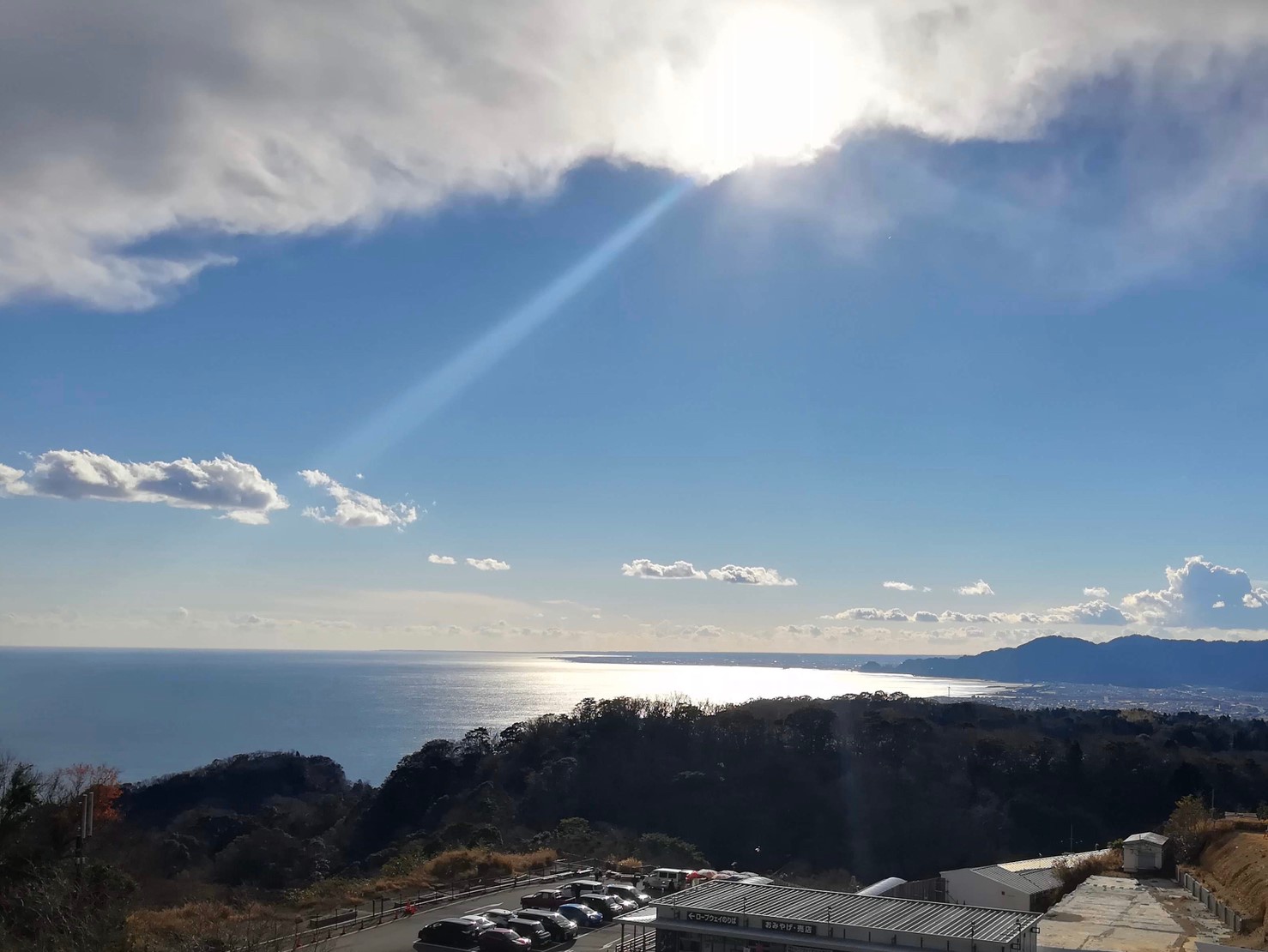 日本平から見える駿河湾