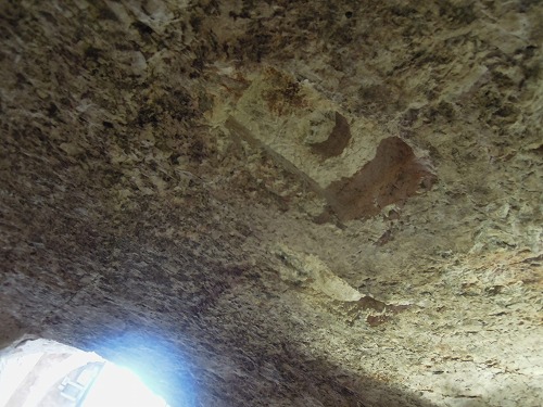 洞窟天井の機械を使ったあと