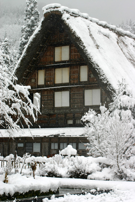 あっという間に白銀の世界へ。。世界遺産1