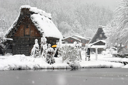 あっという間に白銀の世界へ。。世界遺産2