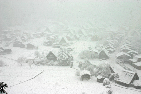 あっという間に白銀の世界へ。。世界遺産6