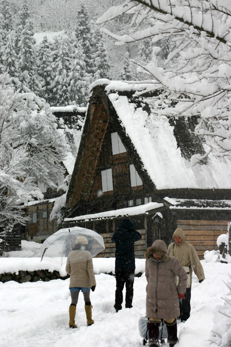 あっという間に白銀の世界へ。。世界遺産7