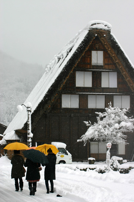 あっという間に白銀の世界へ。。世界遺産8