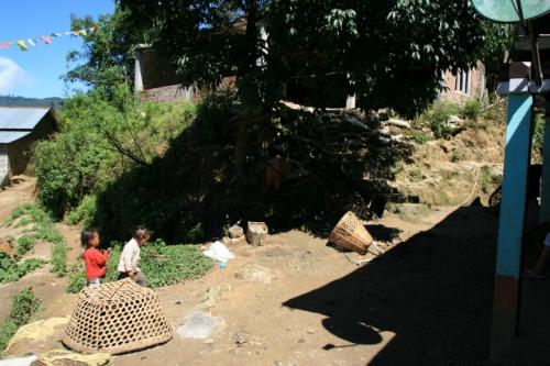 Mulkharka村の分岐