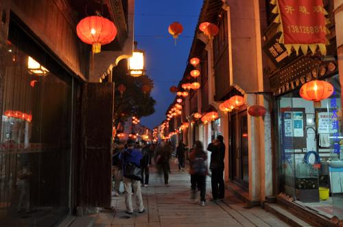 山塘街の夜景１