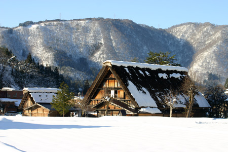 年末年始を冬真っ盛りの世界遺産 白川郷8