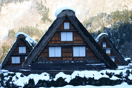 年末年始を冬真っ盛りの世界遺産 白川郷う