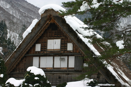 冬の世界遺産 白川郷へ遊びに行こう！！４
