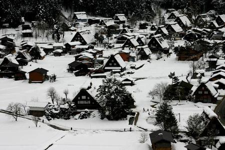 明日! 世界遺産の白川郷ライトアップ?