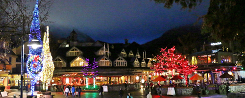 ウィスラー／ビレッジ夜景