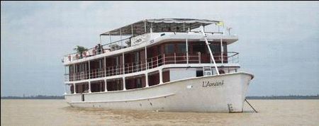 「ラマン号」で行くメコン川クルーズ1