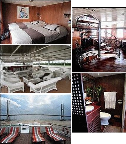 「ラマン号」で行くメコン川クルーズ２