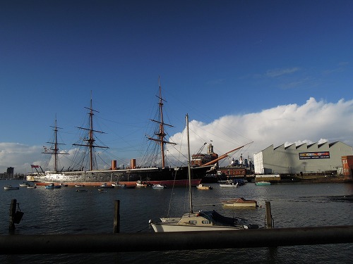 ドックヤードの眺め