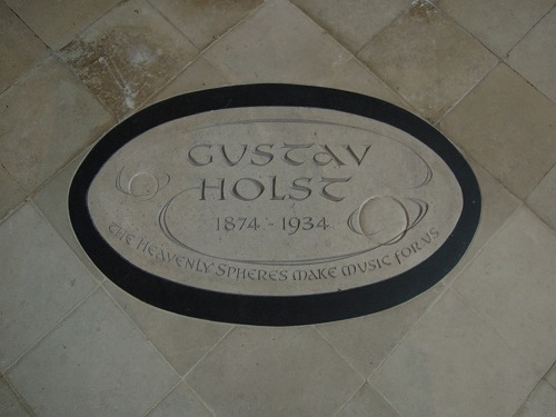 ホルストの墓近撮影