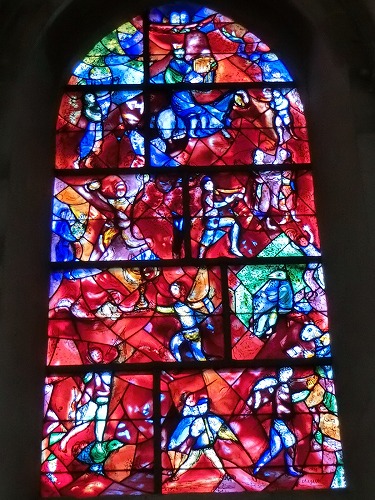 シャガールのステンドグラス