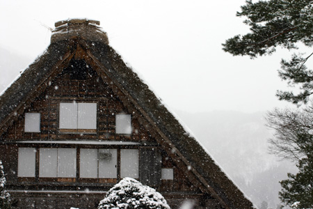 世界遺産 白川郷 〜厳しい冷え込み5