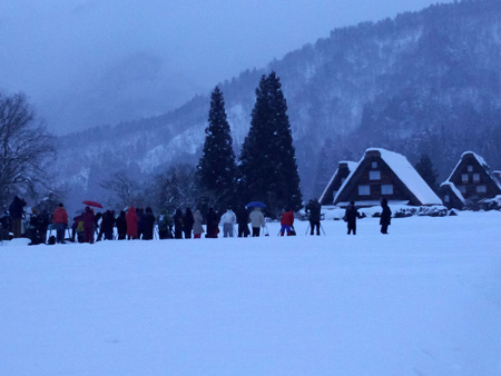 ２月９日（日） 白川郷ライトアップ ５
