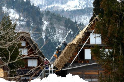 かん町は荻町の中心部から少し離れて。。2
