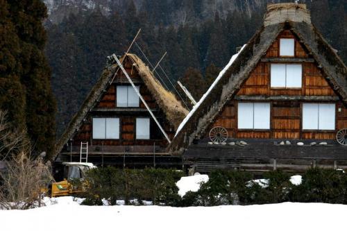 かん町は荻町の中心部から少し離れて。11