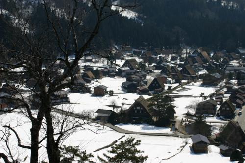 世界遺産 白川郷合掌集落〜冬の景色に2