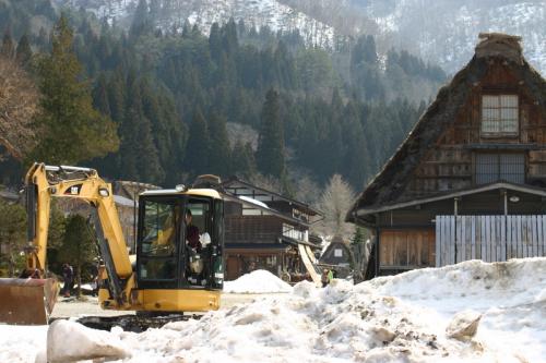 世界遺産 白川郷合掌集落〜冬の景色に8