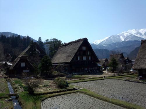 世界遺産 白川郷合掌集落天守閣展望台１０