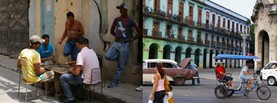 ハバナ旧市街の風景