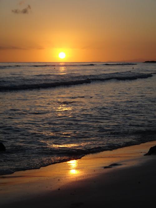 フィジーの朝日! 朝日7.7