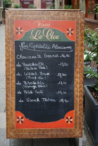 アルザス料理 Le Clou