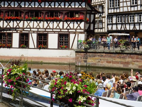 ストラスブールの観光クルーズ