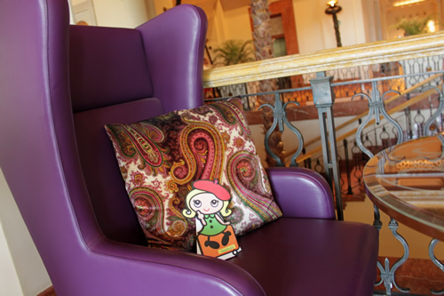 トラベルコちゃんもひと休み