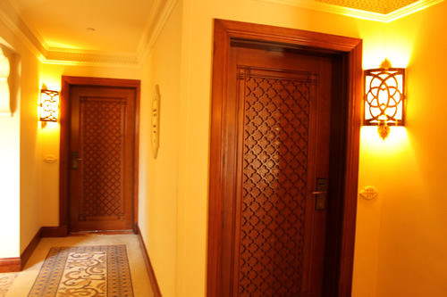 宿泊エリアは落ち着いた雰囲気