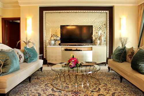 ロイヤルスイートのリビング