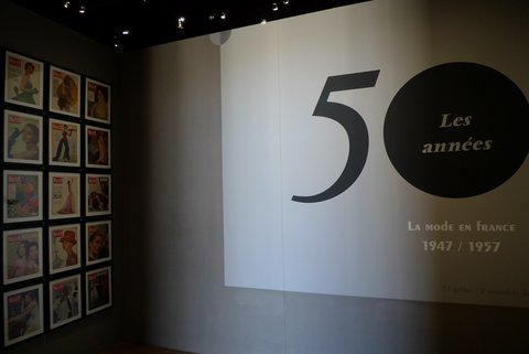 1950年代。フランスのモード 1947