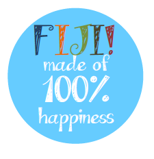FIJI! made of 100% happiness ロゴ
