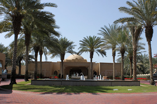 レジデンス＆スパのエントランス