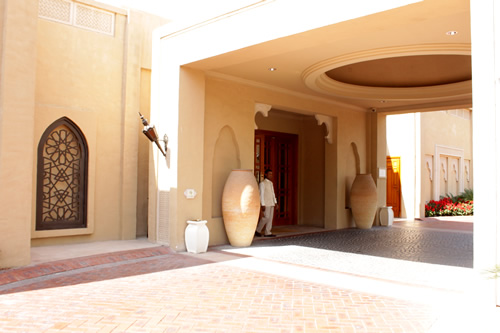 レジデンス＆スパのエントランス