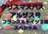 クリスマスツリー発祥の地、アルザス地方を訪ねて 11/29より運行
クリスマスの首都と呼ばれるストラスブールを拠点に、パリ、フランクフルトを結ぶ［みゅう］のクリスマスバス・アルザス号。