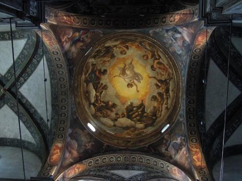 福音者ヨハネ教会の天井