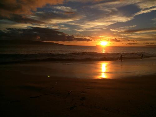 ワイレアビーチサンセット