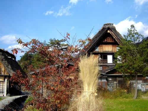 晩秋の白川郷風景 深まる秋を感じる！７