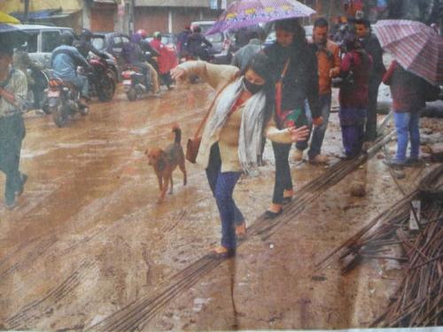 寒い雨が降った日2