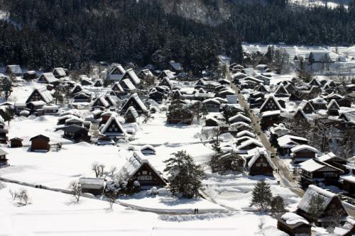 １月３連休は世界遺産白川郷を見て温泉で５