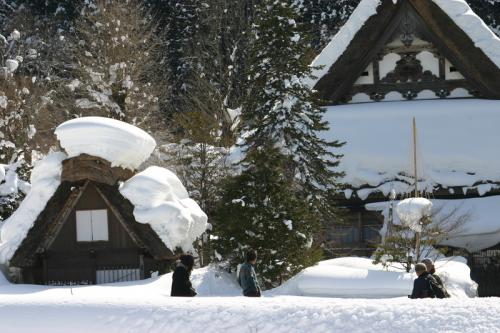 ここは雪が無いと絵にならない白川郷 4