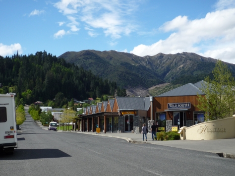 ハンマースプリングス村の景色