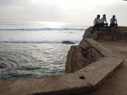 ゴール、海へ突き出したバスティオン