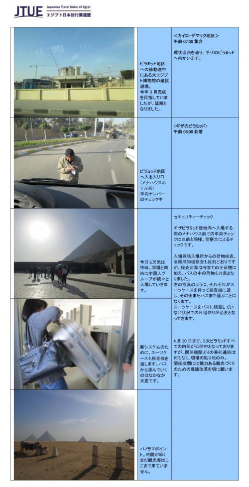 カイロ、ギザの状況について1