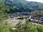 眼下に広がる白川郷の絶景が、心に残る７