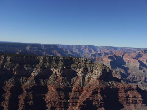 ヘリから見たグランドキャニオン