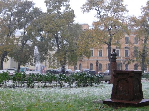 Ｓ．ペテルブルグ市内の冬風景1